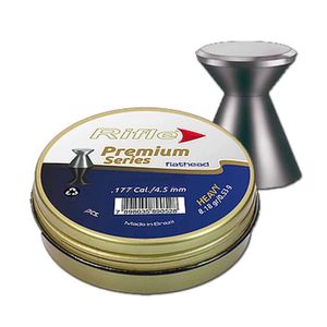 Chumbinho Rifle Flat Head 4.5mm .177 Premium Series com 250unid