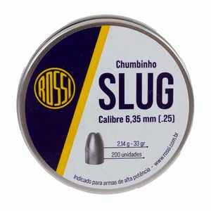 Chumbinho Rossi Slug 6,35mm .25 200un