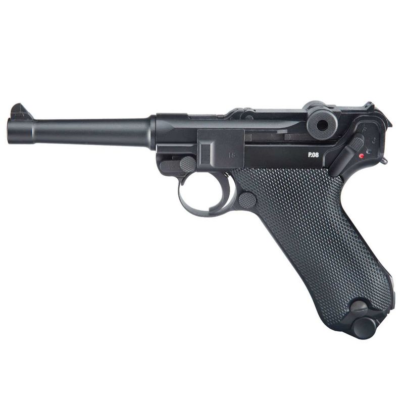 LUGER P08 モデルガン ブラック Pistola Airgun Luger P08 Blowback Co2 4,5mm Umarex | Prime Guns