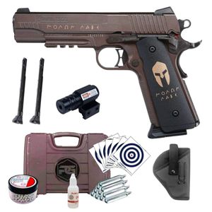 Pistola Sig 1911 Spartan Co2 Blowback Metal SuperKit