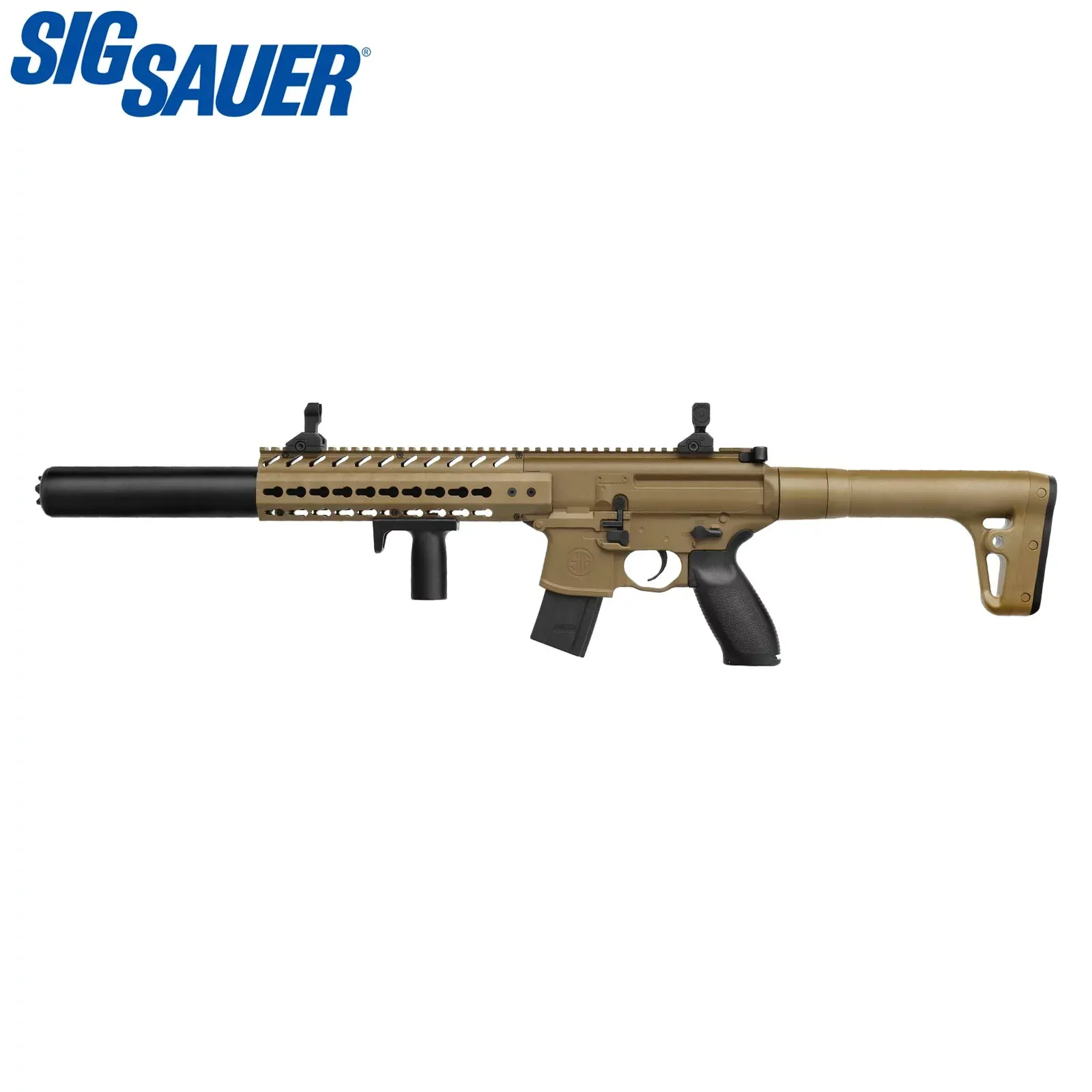 Rifle Sig Sauer MCX TAN Chumbinho 4,5mm Kit | Prime Guns