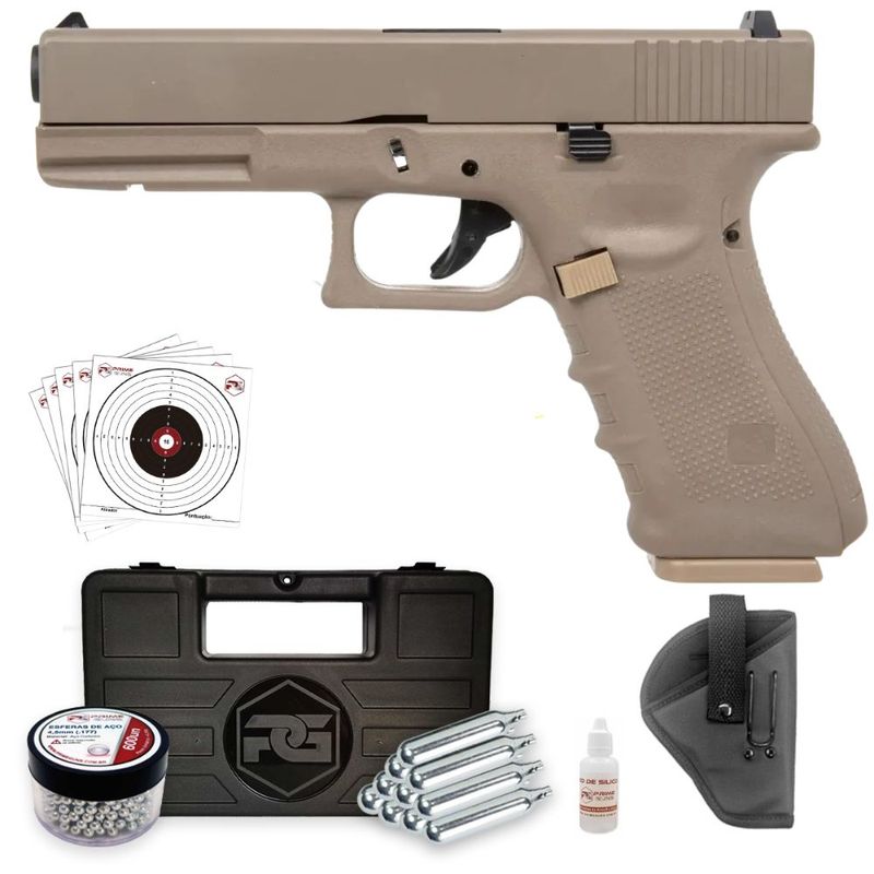 pistola-rossi-g17-blowback-airgun-4.5mm-co2-tan-coldre