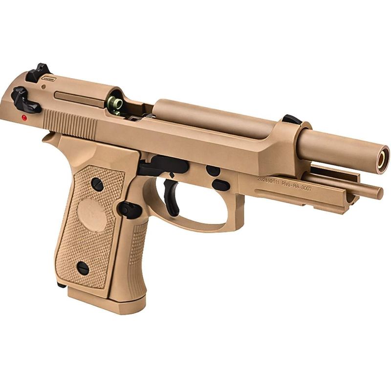 pistola-rossi-m92-tan-airgun-blowback-metal-co2-4-5mm-coldre