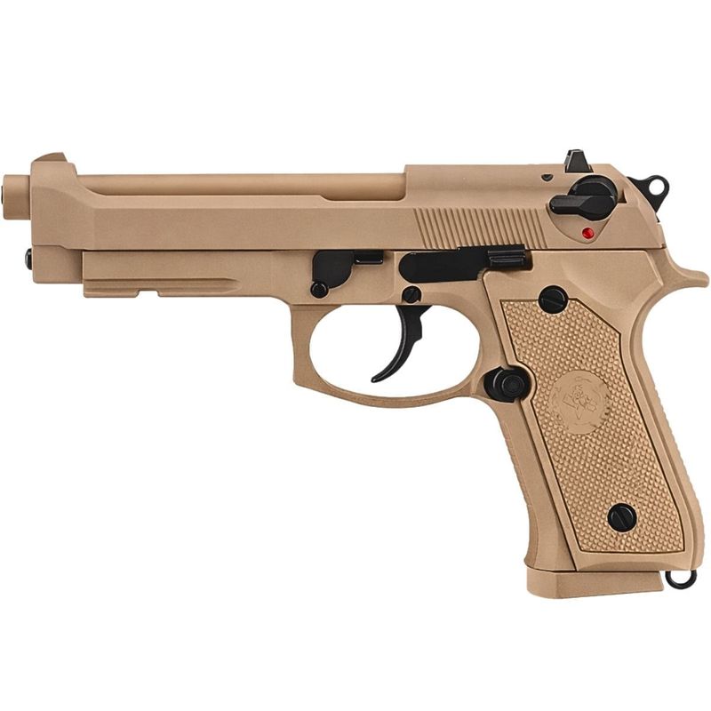 pistola-co2-rossi-m92-tan-airgun-4.5mm-metal-blowback-super-kit
