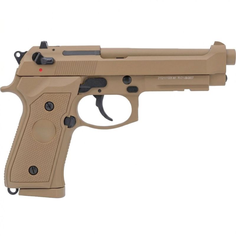 pistola-co2-rossi-m92-tan-airgun-4.5mm-metal-blowback-super-kit