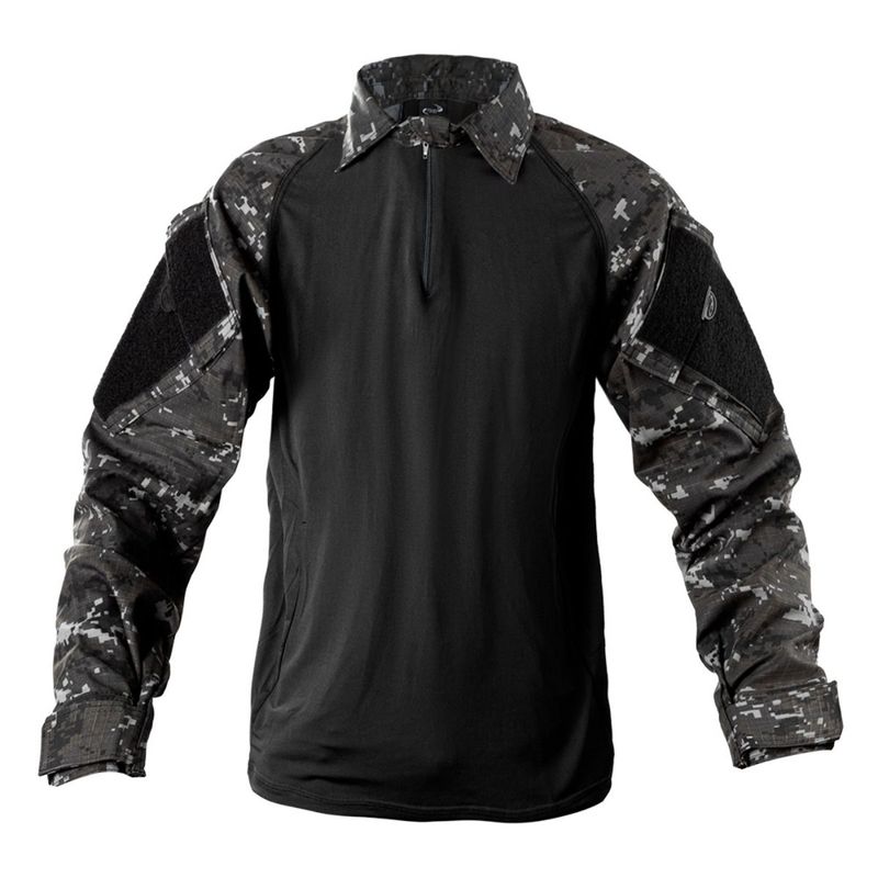 camisa-combat-shirt-combate-x-five-multiforest-black-m