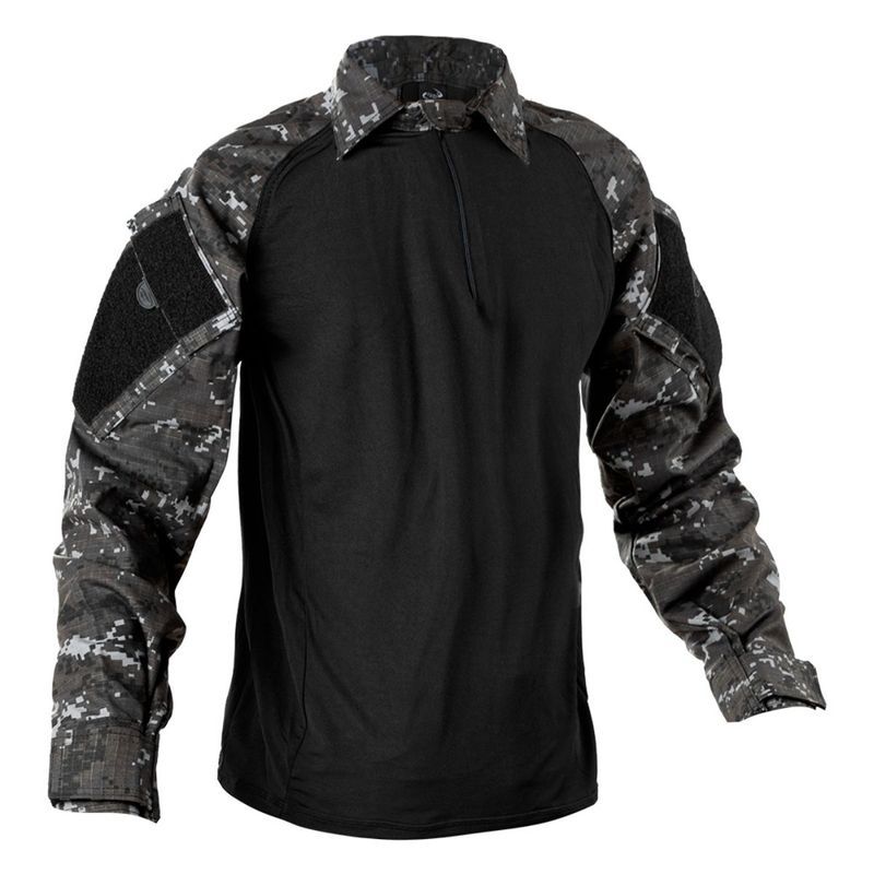 camisa-combat-shirt-combate-x-five-multiforest-black-m