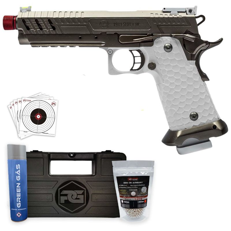 pistola-airsoft-rossi-1911-shadow-white-hi-capa-bb-6mm-full-metal-kit