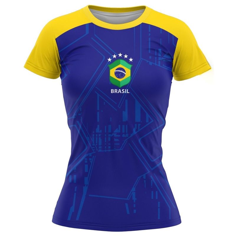 camisa-brasil-azul-amarelo-brasao-no-peito-dry-fit