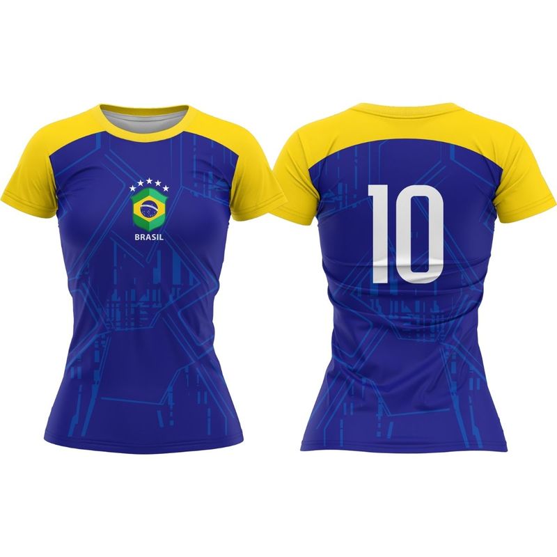 camisa-brasil-azul-amarelo-brasao-no-peito-dry-fit
