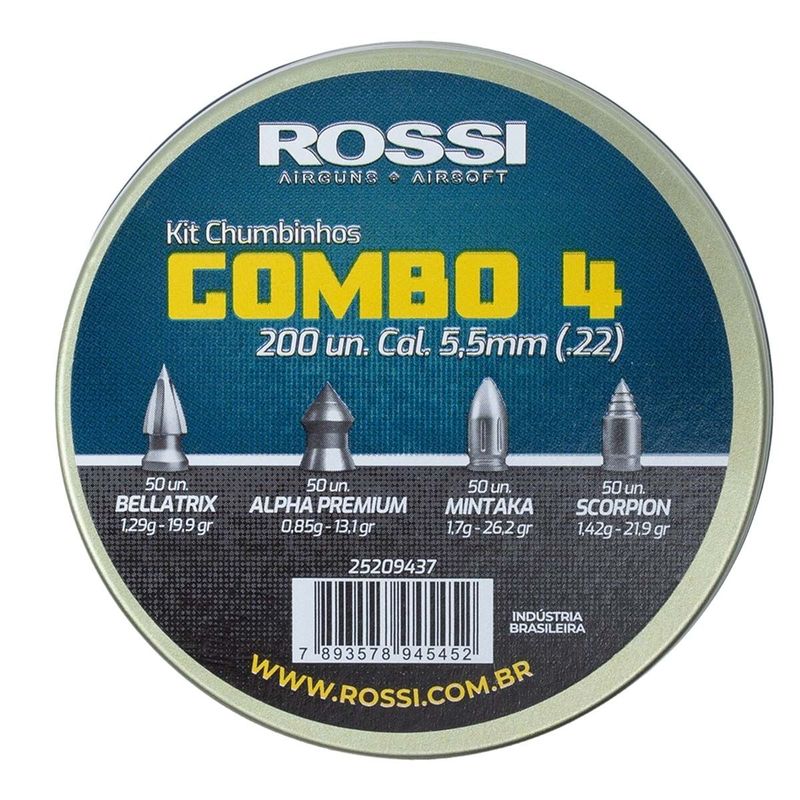 chumbinho-rossi-combo-4-5.5mm-22-200un