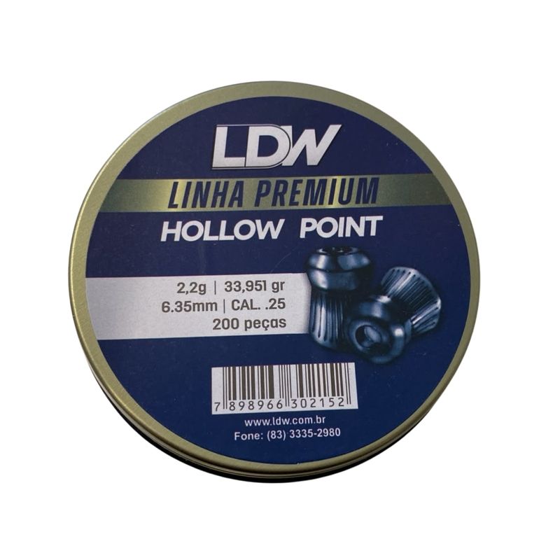chumbinho-ldw-premium-hollow-point-6.35mm-25-200un