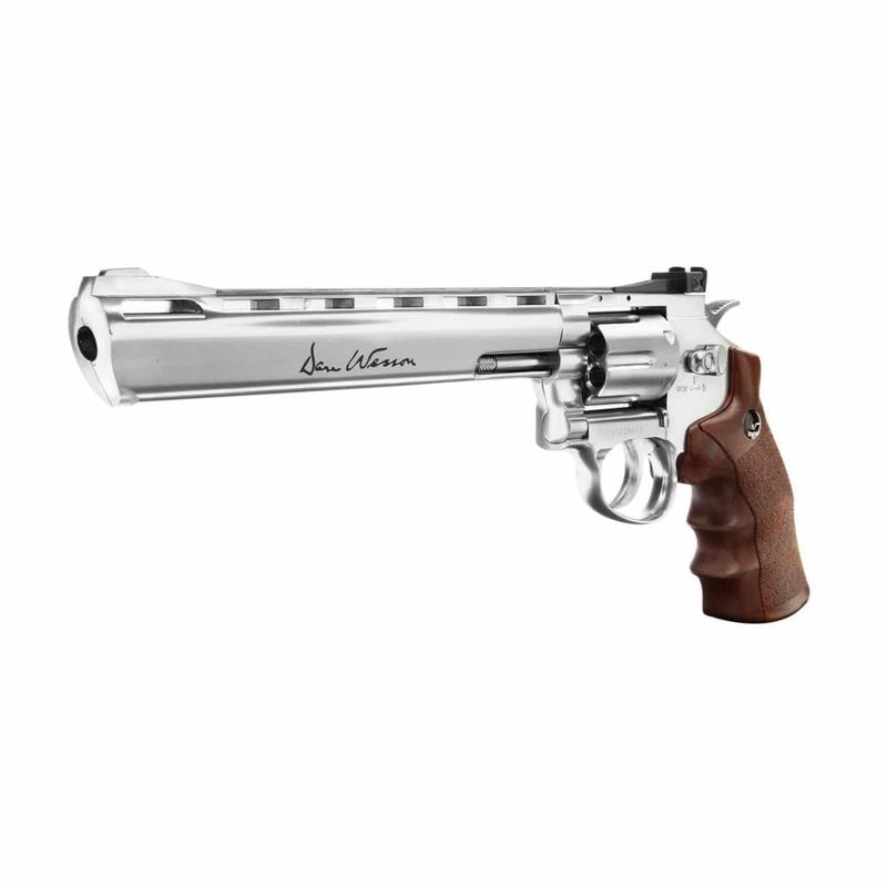 revolver-dan-wesson-8''-cromado-co2-4,5mm-metal-kit