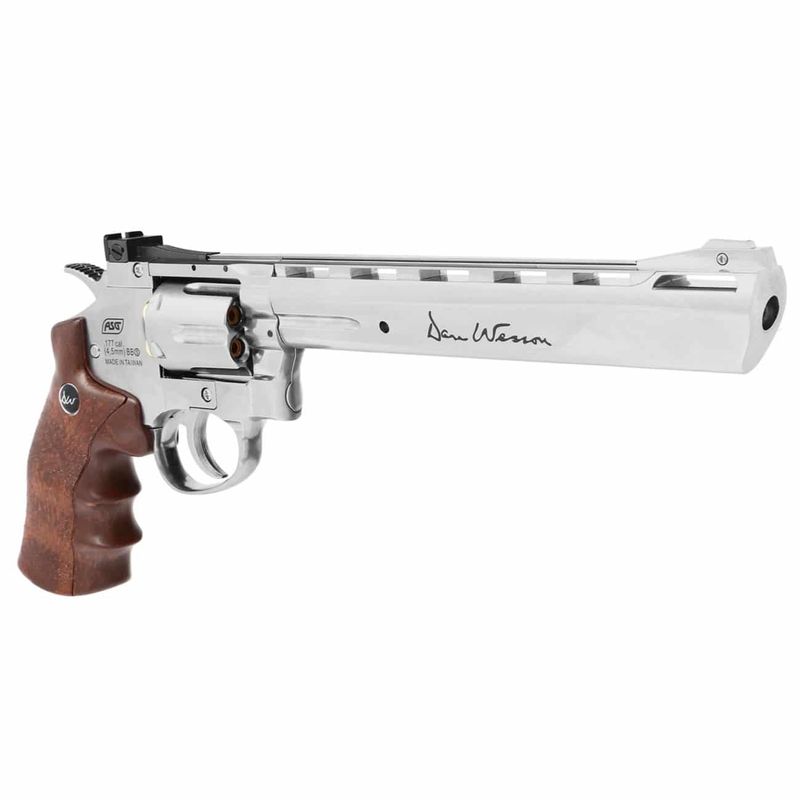 revolver-dan-wesson-8''-cromado-co2-4,5mm-metal-kit