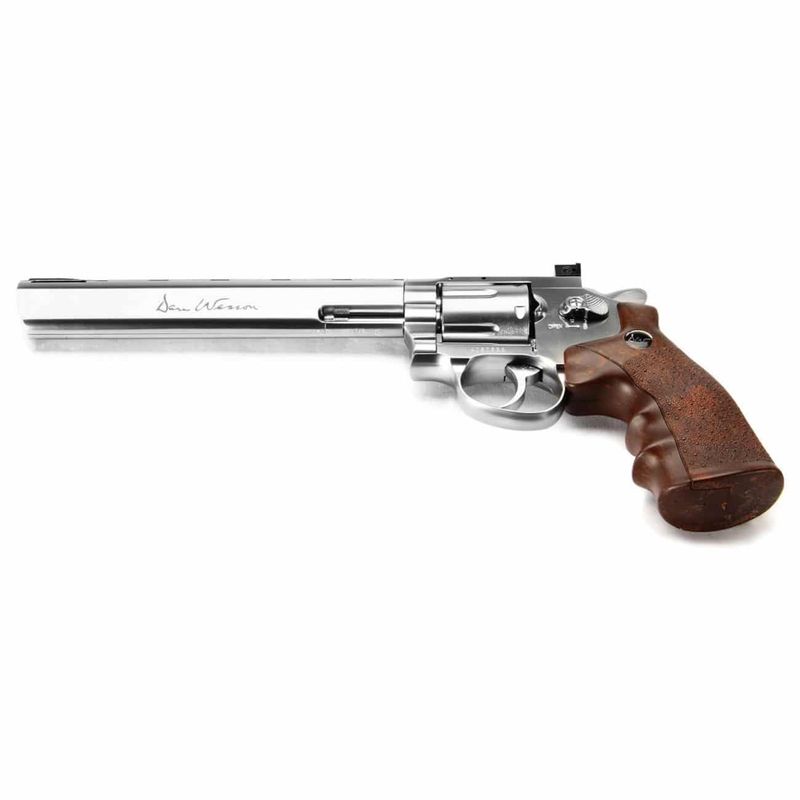 revolver-dan-wesson-8''-cromado-co2-4,5mm-metal-kit