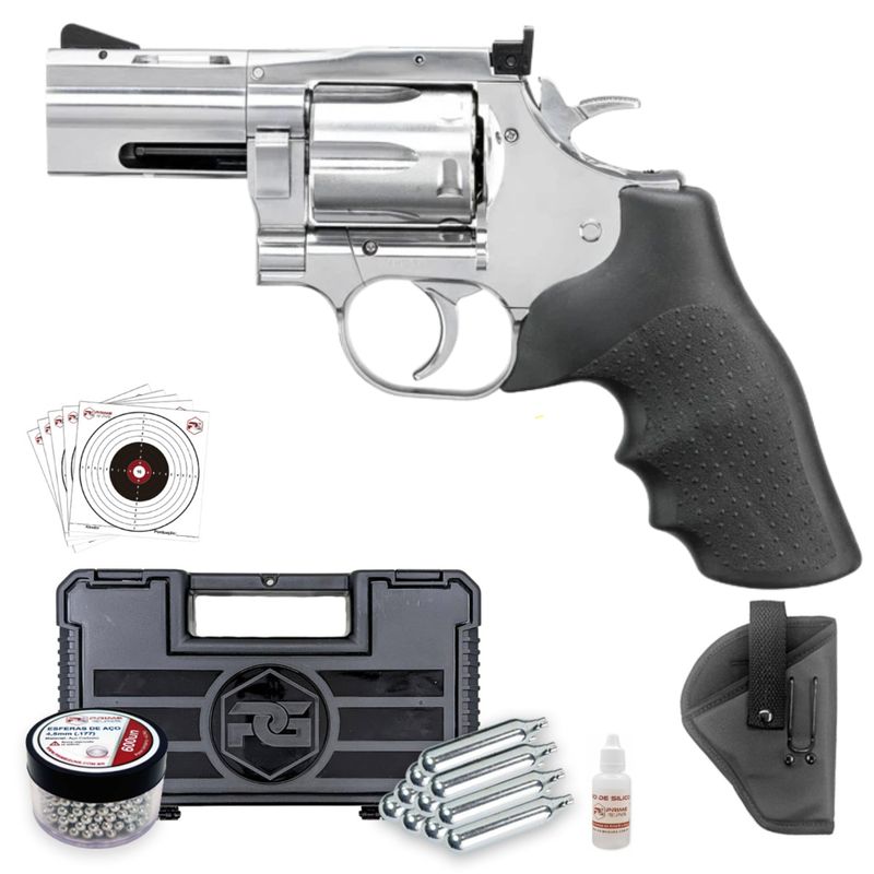 revolver-dan-wesson-715-2,5''-airgun-4.5mm-co2-cromado-+-coldre