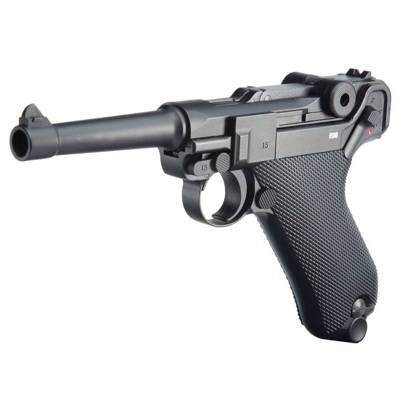 pistola-luger-p-08-blowback-airgun-co2-4,5mm-kwc-+-coldre