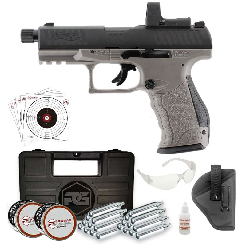 pistola-chumbinho-walther-ppq-m2-q4-reddot-co2-super-kit