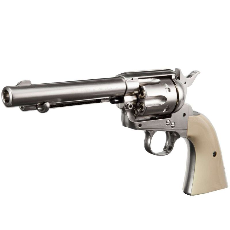 revolver-colt-single-action-cromado-saa-co2-4,5mm-+-coldre