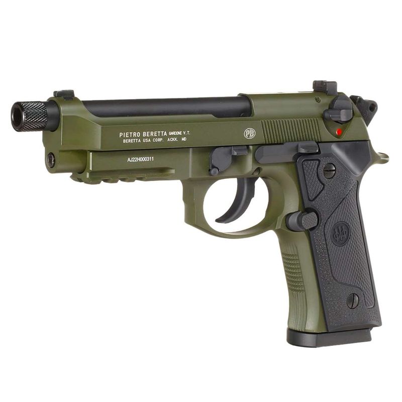 pistola-airgun-beretta-m9a3-verde-blowback-co2-4,5mm-kit