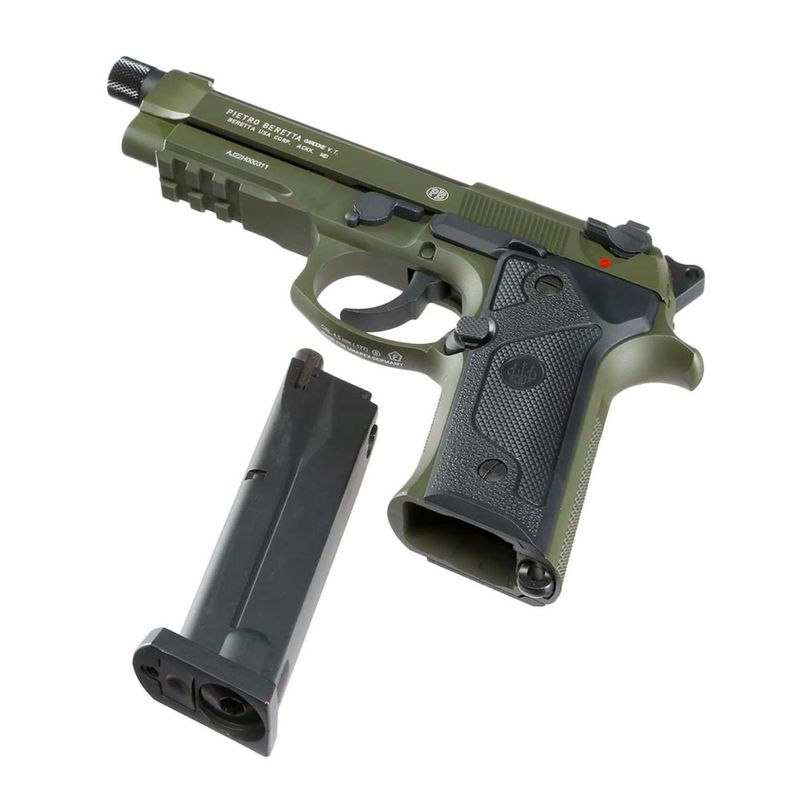 pistola-airgun-beretta-m9a3-verde-blowback-co2-4,5mm-kit