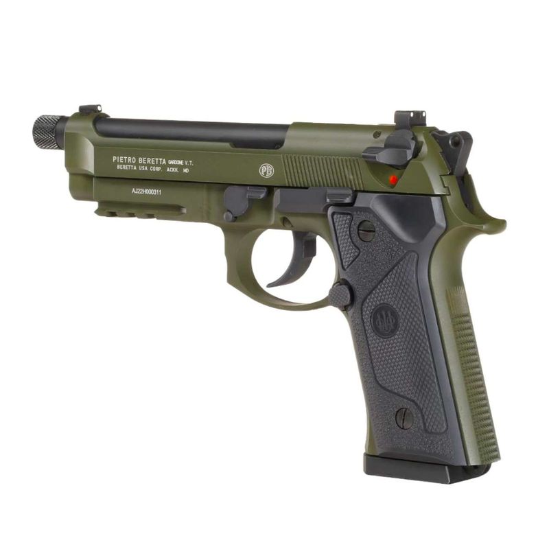 pistola-airgun-beretta-m9a3-verde-blowback-co2-4,5mm-+-coldre