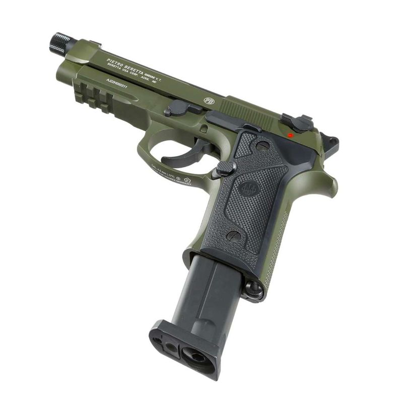 pistola-airgun-beretta-m9a3-verde-blowback-co2-4,5mm-+-coldre