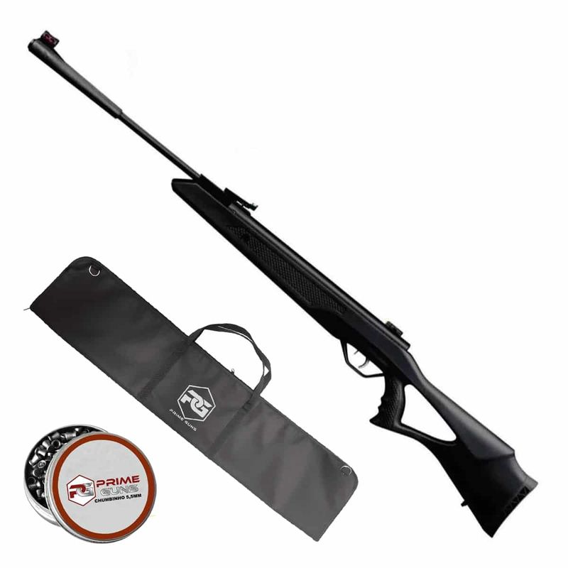 carabina-rossi-r1000-gas-ram-5.5mm-+-chumbinhos-+-capa