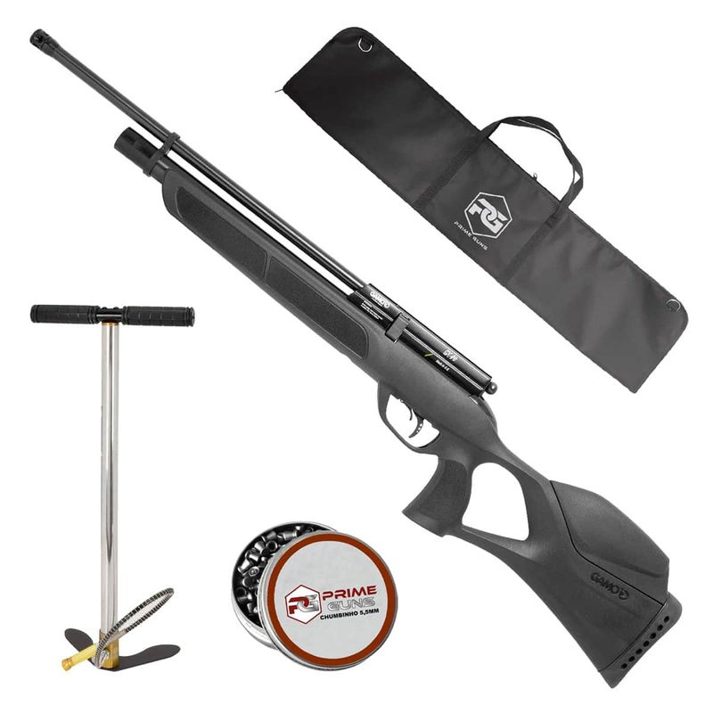 carabina-pcp-gamo-gx-40-hp-10-tiros-5,5mm-+-bomba