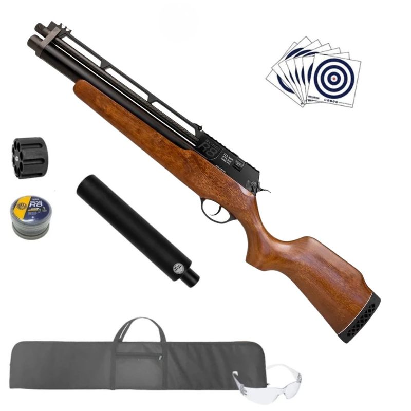 carabina-pcp-rossi-r8-short-madeira-5-5mm-kit