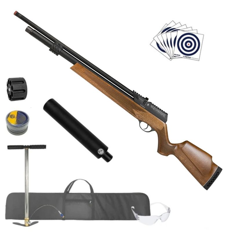 carabina-pcp-rossi-raptor-semi-auto-5-5mm-madeira-bomba