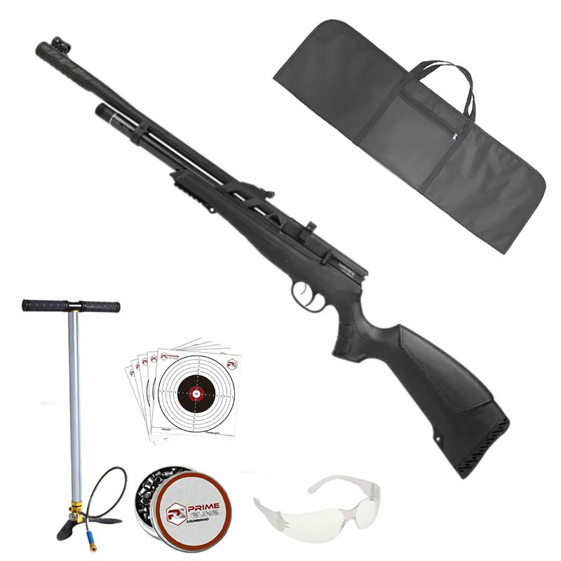 carabina-beeman-1320-pcp-polimero-black-kit-bomba -1-
